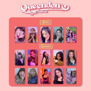 โฟโต้การ์ด VELVET สีแดง QUEENDOM Premium Irene Joy Seulgi Wendy Yeri