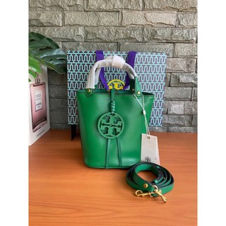 TORY BURCH LEATHER BUCKET BAG MILLER MINI BAG