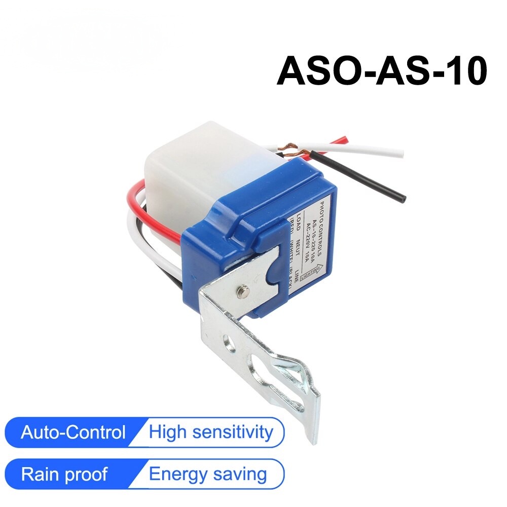 as-10-10a-220v-photoswitch-sensor-switch-auto-สวิตซ์แสง-สวิตซ์-เซนเซอร์แสง