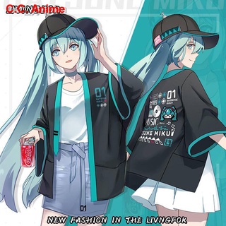 ❤️ชุดคอสเพลย์ Anime เสื้อดาบพิฆาตอสูร ร ชุดชิโนบุGhost slayer✧❂Hatsune Miku กิโมโนเสื้อคลุมฮาโอริสองมิติ Vocaloid / V โ