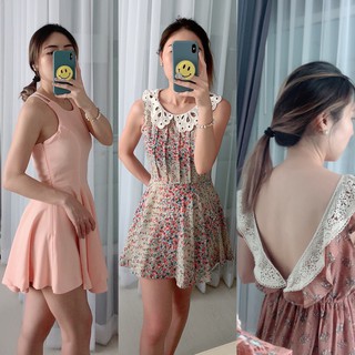 SUPER SALE ราคาเดียว ONE PRICE!! ใหม่ ชุด Floral Spring-Summer Dress &amp; Playsuit เดรส Korean Fashion แฟชั่นสไตล์เกาหลี