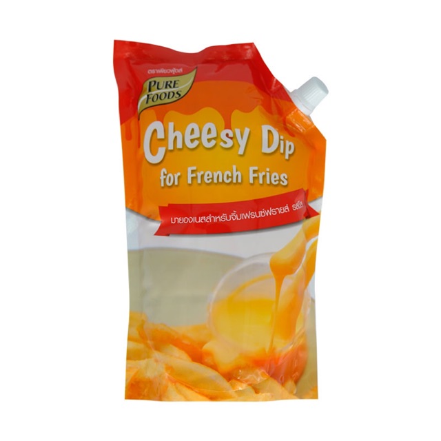 pure-foods-cheesy-dip-1-kg-เพียวฟู้ด-ชีสดิปสำหรับเฟรนด์ฟราย-1-000-มล