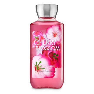 Bath &amp; Body Works Shea &amp; Vitamin E Shower Gel 295 ml #Cherry /blossom เจลอาบน้ำยอดฮิตจาก BBW