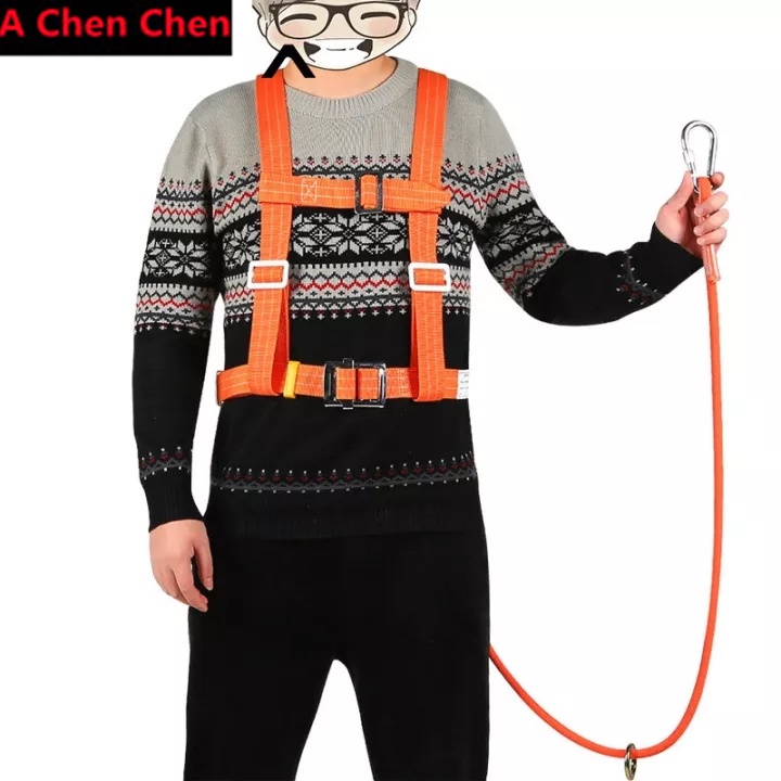จัดส่งจากกรุงเทพฯ-เข็มขัดนิรภัย-3m-เข็มขัดนิรภัยรับน้ำหนักได้มากถึง-200-กก-เข็มขัดนิรภัยสำหรับเชือกนิรภัย-สายคู่และโช้