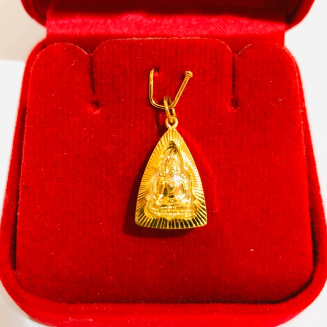 ภาพหน้าปกสินค้าจี้พระพุทธชินราช เลี่ยมทองแท้ (พร้อมใบรับประกันทอง)
