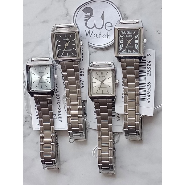 ภาพสินค้าCASIO รุ่น LTP-V007D LTP-V007SG LTP-V007G LTP-V007GL LTP-V007L นาฬิกาผู้หญิงสี่เหลี่ยม กล่องและประกัน 1ปี LTPV007 จากร้าน wewatchs บน Shopee ภาพที่ 4