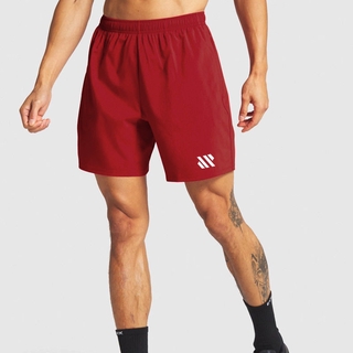 สินค้า M-3XL กางเกงขาสั้นผู้ชาย Quick-Drying Sports Shorts Men Breathable Running Training Drawstring Shorts with Pockets