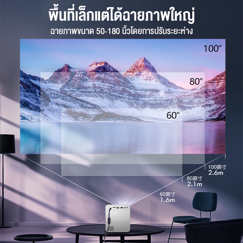 y9-โปรเจคเตอร์-โปรเจคเตอร์มินิ-เเท้-4k-hd-รองรับเสียง-ai-สมาร์ทโปรเจคเตอร์-android-wifi-projector-full-hd