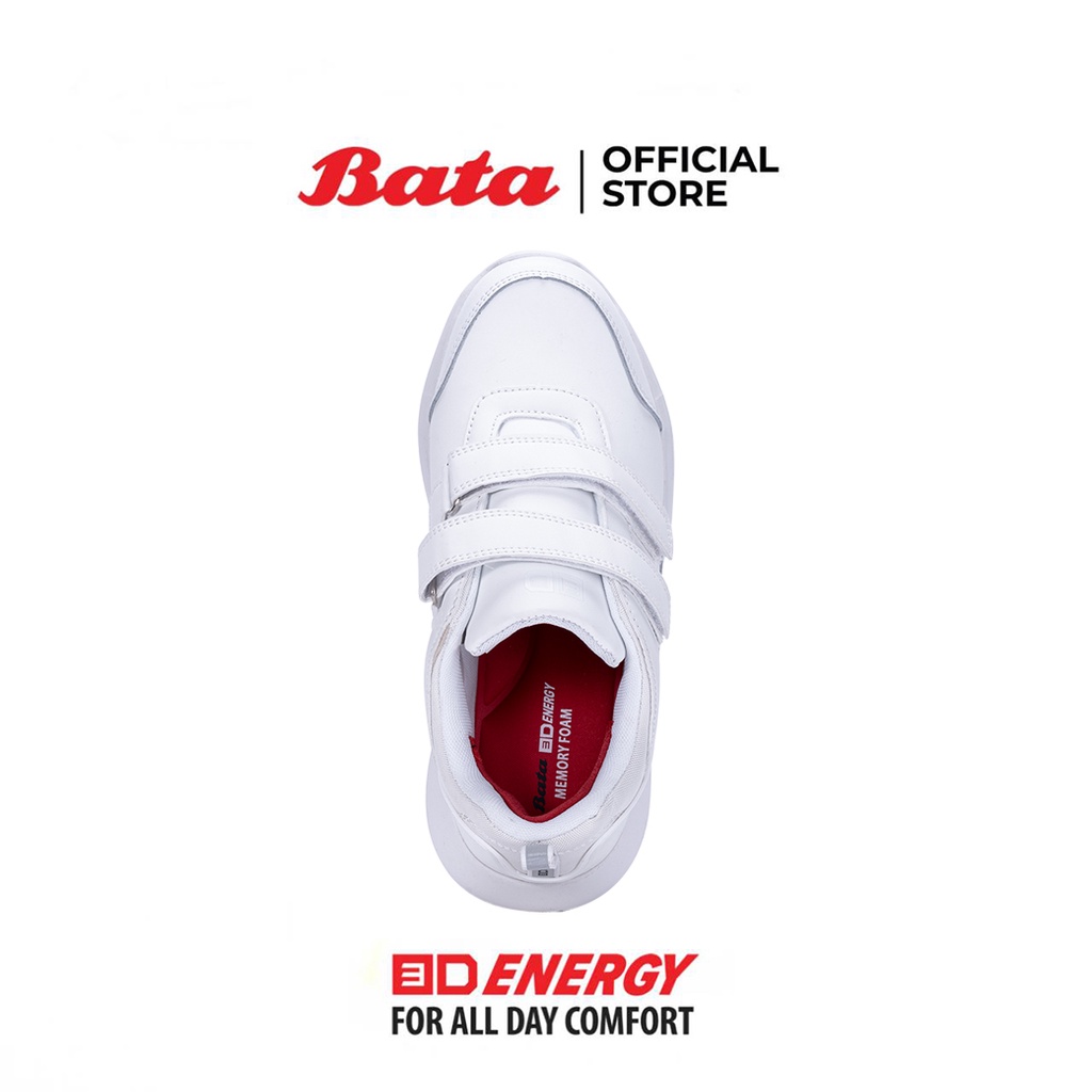 bata-บาจา-รองเท้าพละเด็กนักเรียน-ถูกระเบียบ-ผ้าใบ-รุ่น-3d-energy-สีขาว-4411919