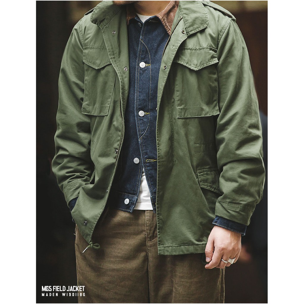 พร้อมส่ง-เสื้อแจ็คเก็ตทหาร-m65-field-jacket