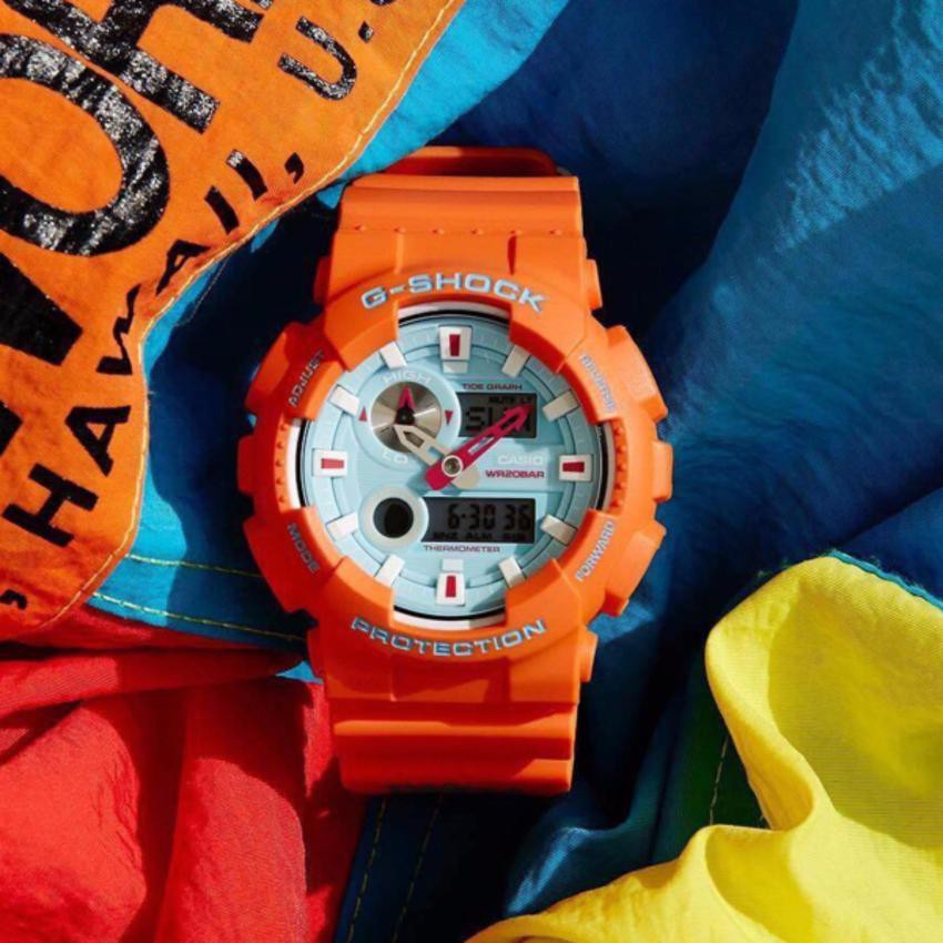 Casio G-Shock นาฬิกาข้อมือผู้ชาย สายเรซิ่น รุ่น GAX-100X-4A