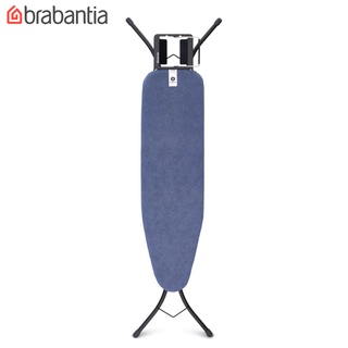 Brabantiaโต๊ะรีดผ้าแบบยืนรีด หน้ากว้าง30ซมxยาว 110ซม.Ironing Board A 110 x 30 cm,Steam Iron Denim Blue