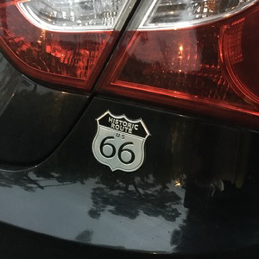 ภาพหน้าปกสินค้าสติ๊กเกอร์ตราสัญลักษณ์ 3 d โลหะ route 66 สําหรับ cadillac us srx ford จากร้าน darkide.th บน Shopee