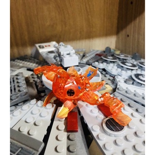 Bakugan Translucent Atmos Aquos Orange Bakusolar Battle Brawlers