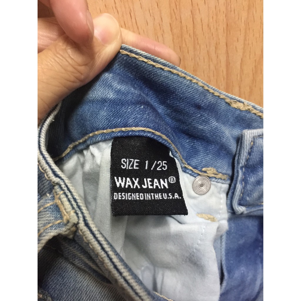 ของใหม่-กางเกงยีนส์ทรงเดฟสวย-งานดี-denim-wax-jean-basic