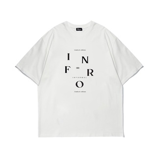 เสื้อยืด oversize "Info edit" InformalS-5XL