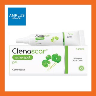 🔥🔥ยืนยันถูกที่สุด🔥🔥Clenascar Acne Spot gel 7g. คลีนาสการ์ แอคเน่ สปอต เจล 7กรัม หลอดเขียวใบบัวบก