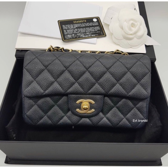 Chanel classic mini 8 caviar sale