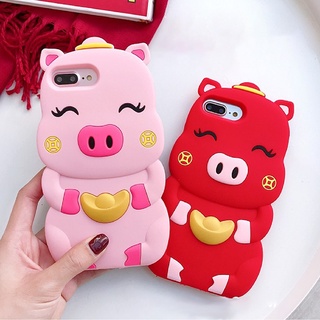 พร้อมส่งเคส iX/XR/XMAX เคสนิ่ม เคสซิลิโคน เคสหมูเฮงๆ เคสมือถือ