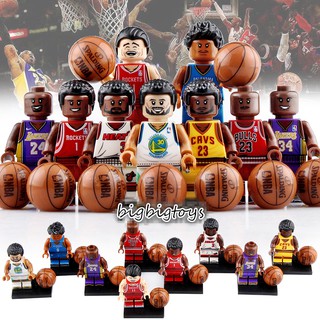 nba space minifigure basketball jordan james kobe yao   บล็อคตัวต่อของเล่นสําหรับเด็ก kt 1021
