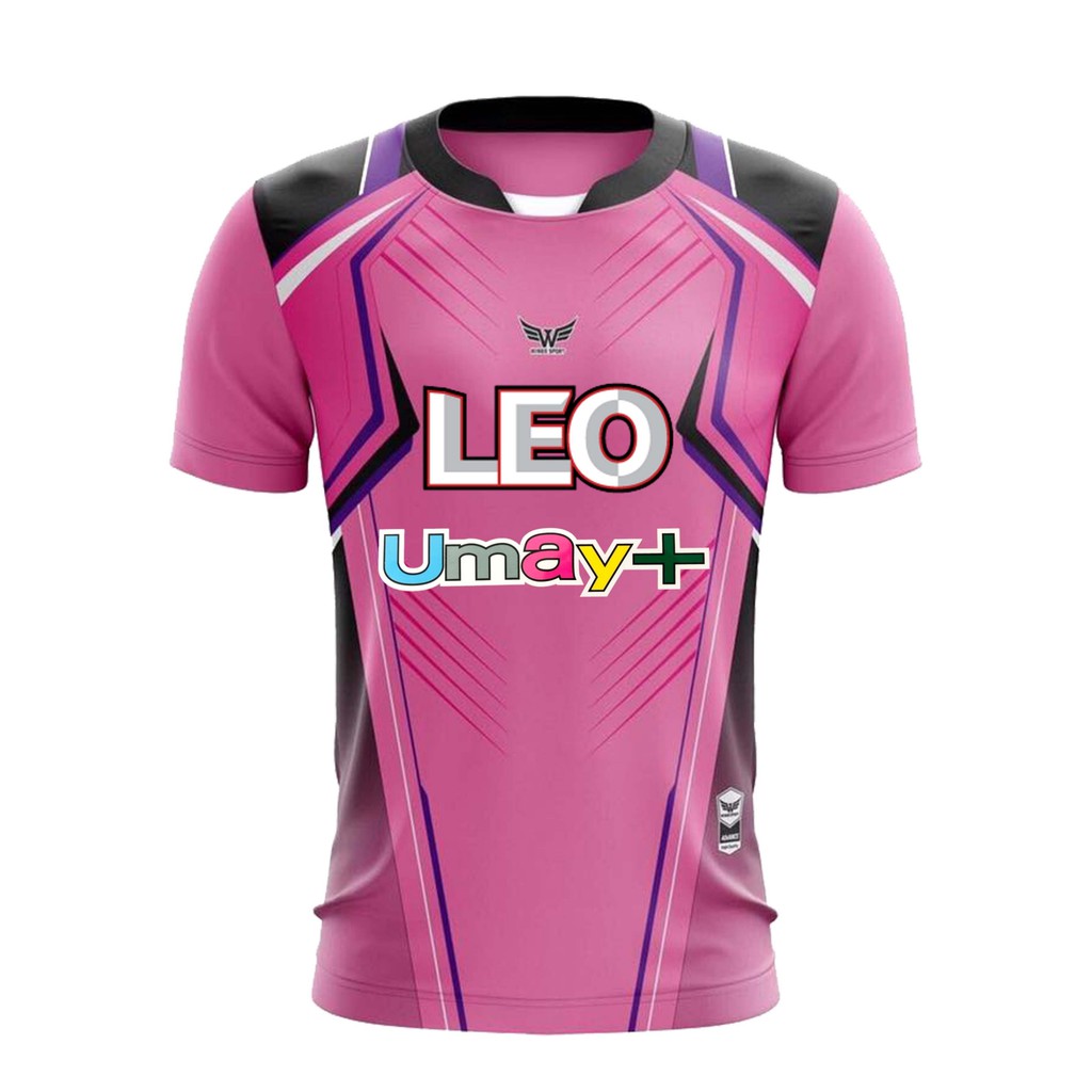 เสื้อกีฬา-พร้อมโลโก้-leoและumay