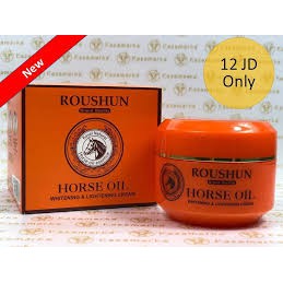 น้ำมันม้า-roushun-horse-oil-ไวท์เทนนิ่ง-แอนด์-ไลท์เทนนิ่ง-ครีม