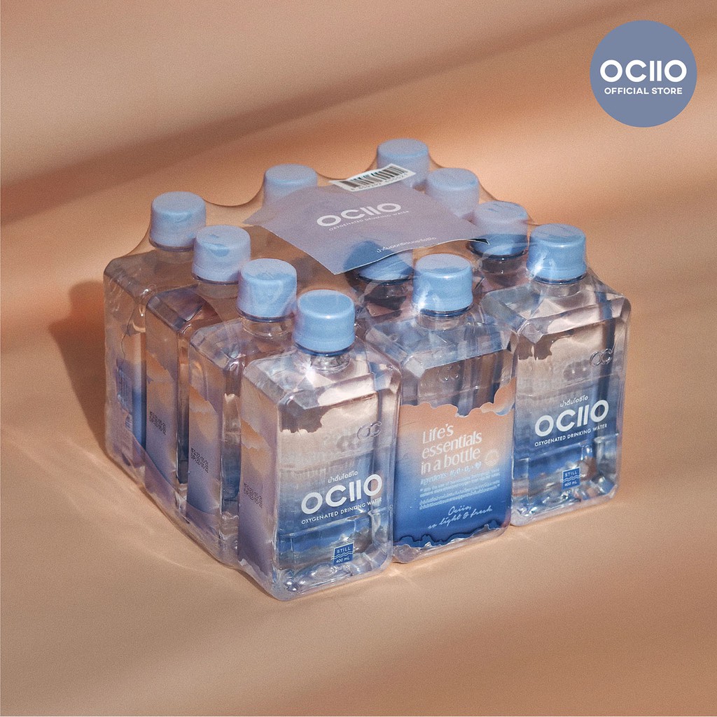 ภาพหน้าปกสินค้าโอซีโอ Ociio น้ำดื่มออกซิเจน รุ่น Lite 400 ml (แพ็ค12 ขวด) จากร้าน ociiowater บน Shopee