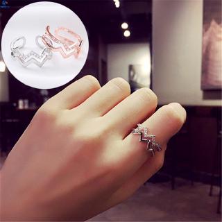 ภาพหน้าปกสินค้า[ COD ] แหวนเพชรประดับเพทายแฟชั่นสำหรับผู้หญิง ที่เกี่ยวข้อง