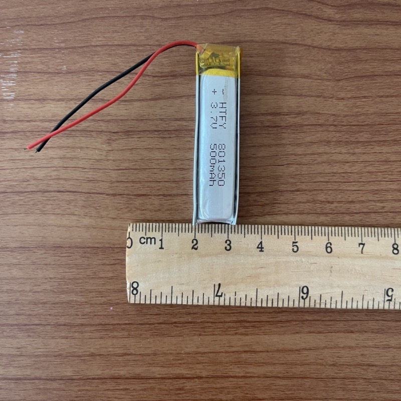 แบตเตอรี่ลิเทียม3-7v500mah-801350ก้อนเล็กหนา
