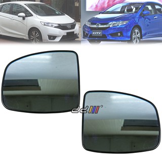 เลนส์กระจกมองข้างประตูรถยนต์ สําหรับ Honda Jazz T5A GK5 Honda City T9A GM6