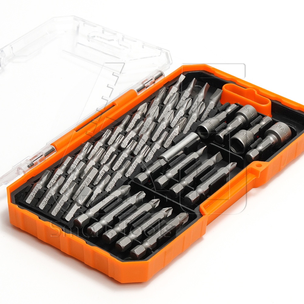 ภาพสินค้าInnTech ดอกไขควงสว่าน ดอกไขควงหัวบล็อก 45 ชิ้น/ชุด Screwdriver Bit Set 45PCS ชุดดอกไขควง ดอกไขควง บล็อก รุ่น IT-45PCS จากร้าน smarttools บน Shopee ภาพที่ 5