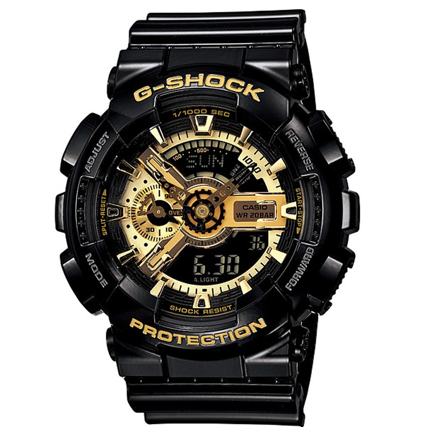 casio-g-shock-นาฬิกาข้อมือผู้ชาย-สายเรซิ่น-รุ่น-ga-110gb-1a-สีดำทอง