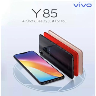 ภาพขนาดย่อของภาพหน้าปกสินค้าโทรศัพท์มือถือ Vivo Y85 RAM 4GB ROM 64GB หน้าจอ 6.22 นิ้ว ประกันร้าน เเถมฟรีเคสใส+ฟิล์มกระจก โทรศัพท์ จากร้าน qpenstore บน Shopee