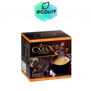 S.O.M CMAX เอสโอเอ็ม ซีแมคซ์ กาแฟเพื่อสุขภาพ สารสกัดจากถั่งเช่าและโสมเกาหลี [12 ซอง]