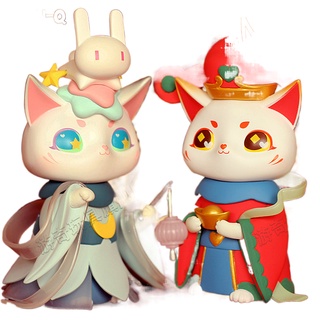 Original MIO Fantasy Cat Dessert Cat II Series กล่องตาบอดของเล่น Figurine สามารถกำหนดอะนิเมะน่ารัก Gift