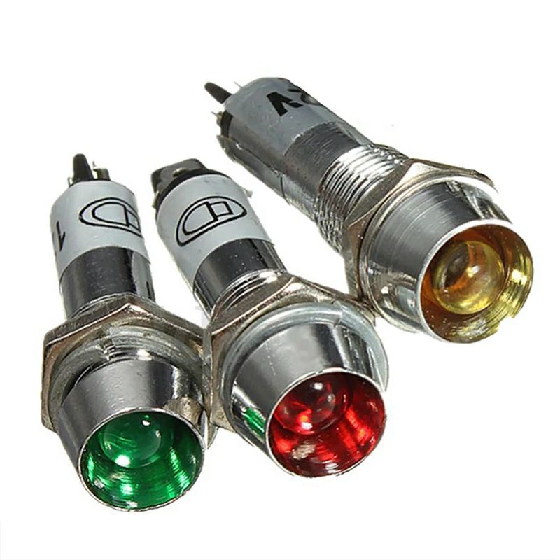 lamp-led-8mm-12v-24v-220vไฟเตือนไฟสัญญาณหลอดไฟ