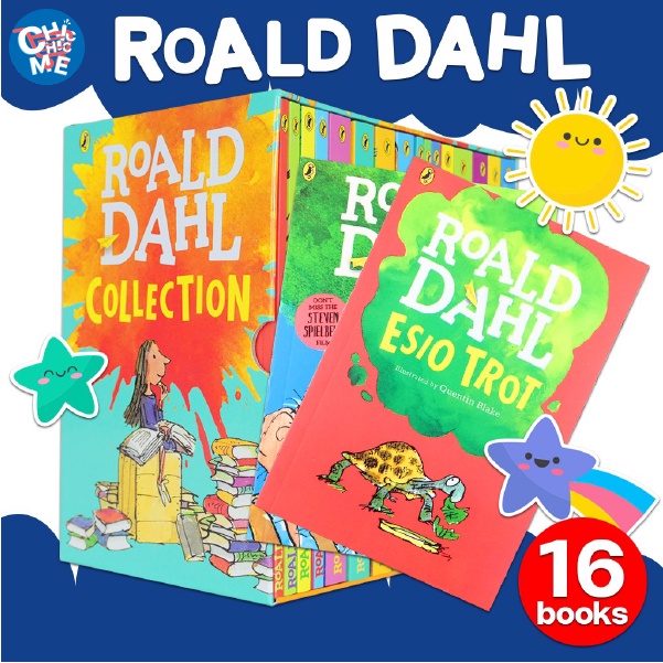 พร้อมส่ง-roald-dahl-collection-16-books-หนังสือภาษาอังกฤษ-หนังสือวรรณกรรมเยาวชนที่ได้รับรางวัลมากมาย