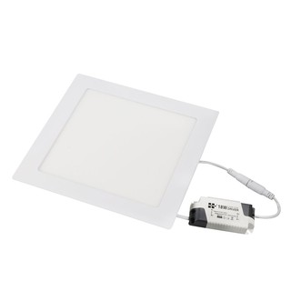 โคมไฟดาวน์ไลท์ ดาวน์ไลท์ LED HI-TEK ECO HFLEPSR18W SQUARE 18 วัตต์ WARMWHITE รางนีออน ดาวน์ไลท์ โคมไฟ หลอดไฟ DOWNLIGHT L