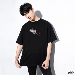 ลายน่ารัก ❁8.8 SALE  ® เสื้อยืด Oversize รุ่น Jesus สีดำ ( ลิขสิทธิ์แท้ ) เสื้อตัวใหญ่ ชาย แขนสั้น M L OS