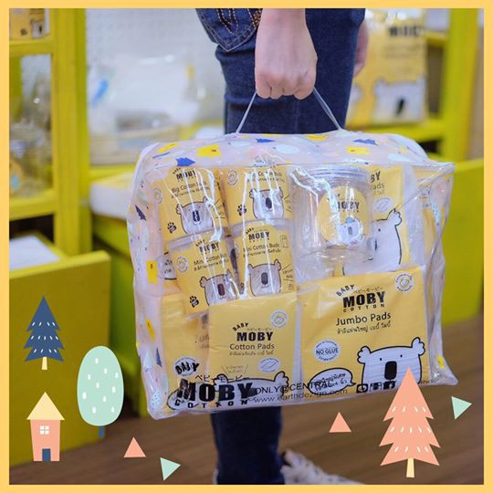 ภาพสินค้าBaby Moby เซตกระเป๋าสำลีสำหรับคุณลูก และ คุณแม่ Newborn Essentials กระเป๋าเยี่ยมคลอด ของขวัญเยี่ยมคลอด จากร้าน enjoylifebaby บน Shopee ภาพที่ 1