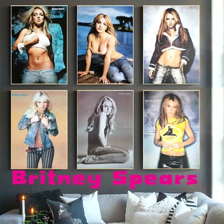 โปสเตอร์ Britney Spears (8แบบ) บริตนีย์ สเปียส์ วง ดนตรี รูป ภาพ ติดผนัง สวยๆ poster (88x60ซม. และ 76x52ซม. โดยประมาณ)