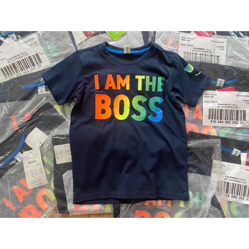 ภาพหน้าปกสินค้าเสื้อยืดเด็ก ลาย I am the boss งานแท้ จากร้าน jirarakrong บน Shopee