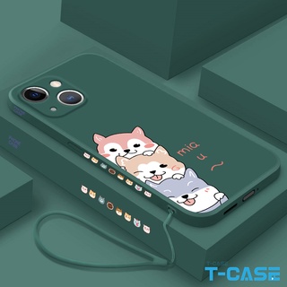 เคส iPhone 13 13 Pro 13 Pro Max 13 mini Silicone Soft Case Lovely dog Case TGG