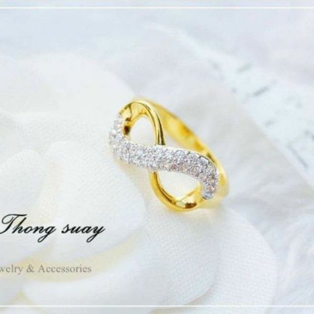 แหวนเพชรอินฟินิตี้-infinity-ring-ประดับด้วยเพชรสวิสคัดเกรดอย่างดีค่ะ-เลอค่ามากกกก