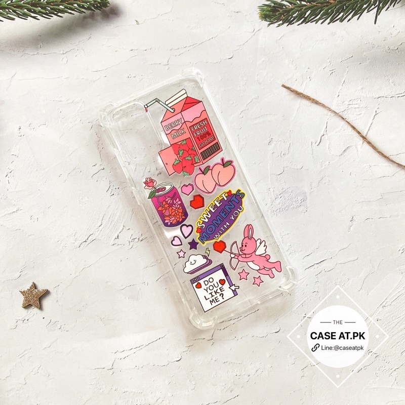 ร้านไทย-เคสการ์ตูน-case-samsung-s20plus-กันกระแทก-ราคาถูก-น่ารัก-เคสใส-ลายหมี