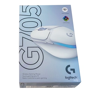 Logitech G705 Wireless Gaming Mouse (White) for Smaller Hands, 910-006369