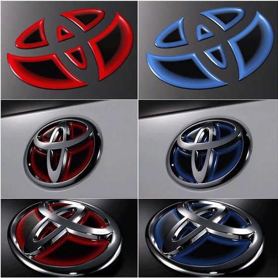 โลโก้รถยนต์สำหรับโตโยต้า-rav4-corolla-avensis-3d-สติ๊กเกอร์จัดแต่งทรงผมสำหรับสติกเกอร์รถ