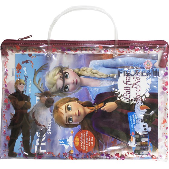 บงกช-bongkoch-หนังสือเด็ก-frozen-ii-special-call-from-the-north-กระเป๋าพลาสติกหูหิ้ว-ประเภท-ระบายสีและเกมฝึกทักษะ