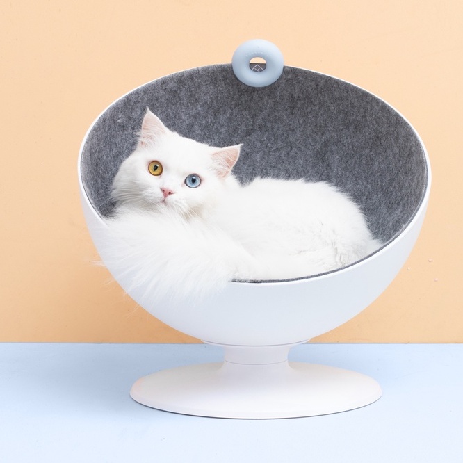 furrytail-เฟอร์รี่เทล-boss-cat-bed-ที่นอน-ที่นอนแมวทรงกลม-สามารถปรับหมุนได้-360องศา