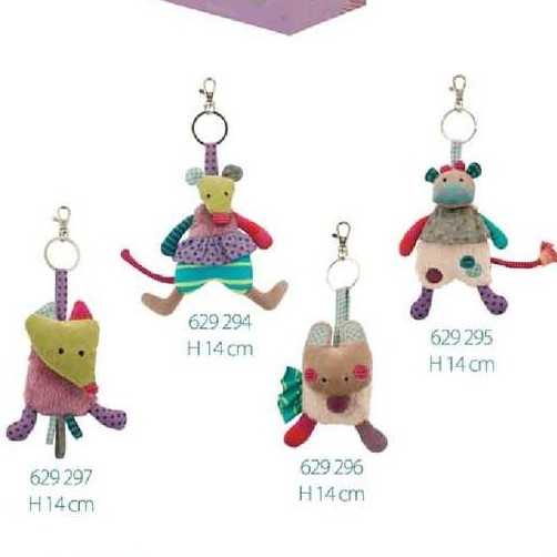 moulin-roty-ตุ๊กตาพวงกุญแจ-14cm-ออร์แกนิค-les-jolis-mouse-mr-629294